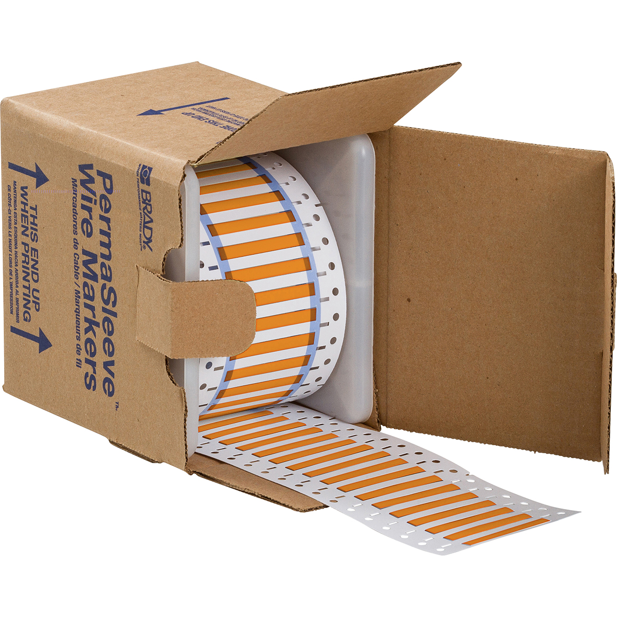 017207-3PS-125-2-OR-S PermaSleeve krimpkousen, 50,80 mm (B) x 5,97 mm (H), Oranje