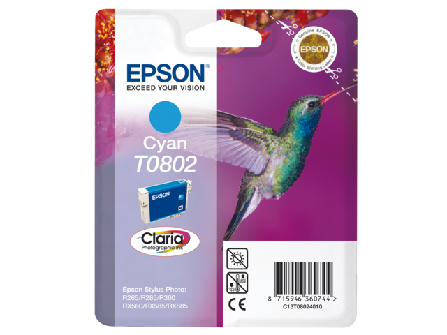 1693572 inkcartridge epson t080240 blauw