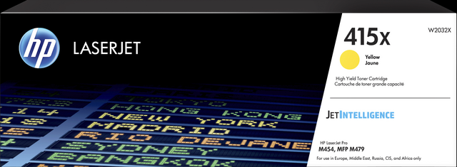 Toner cartridge HP W2032X 415X yellow