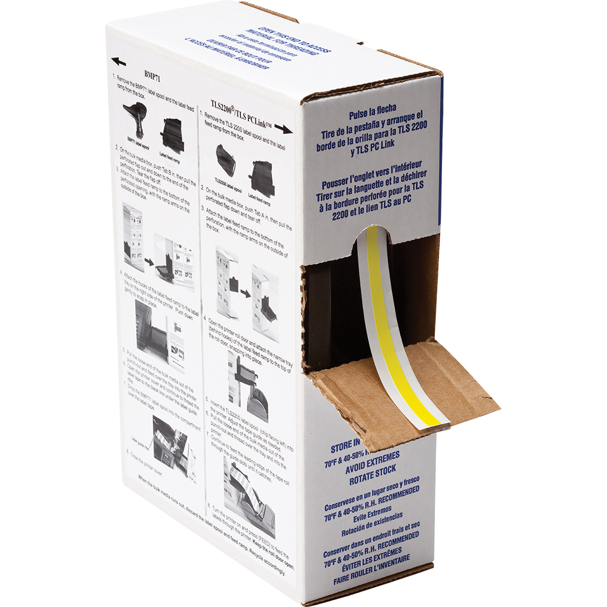 BMP61 M611 TLS2200 labels uit nylonweefsel BMP61 M611 TLS2200 labels uit nylonweefsel