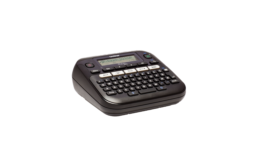 Brother PT-D210VP Tisch-Etikettendrucker mit Gehäuse und Adapter Brother PT-D210VP Tisch-Etikettendrucker mit Gehäuse und Adapter