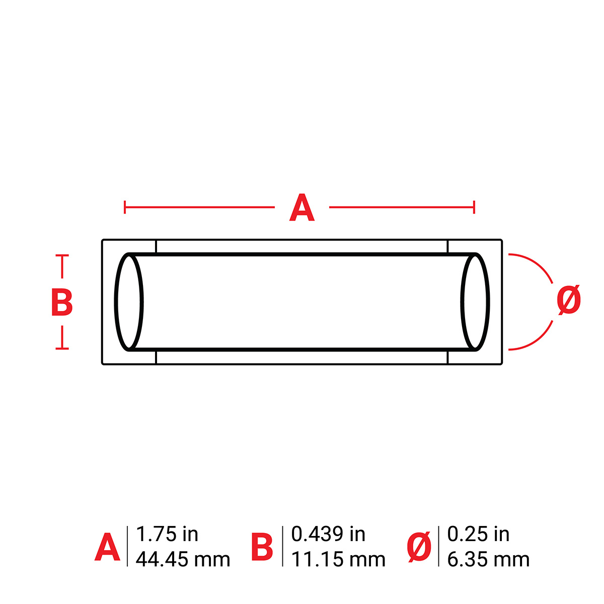 174582-M7-250-175-342 PermaSleeve hittekrimpende labels voor draad- en kabelmarkering voor M710 en BMP71