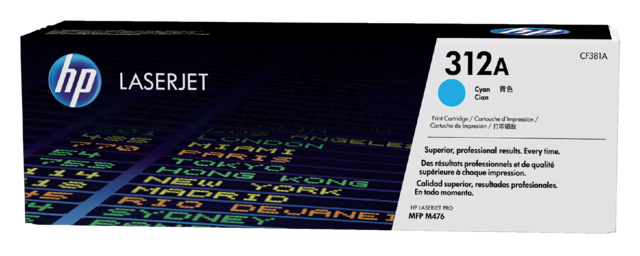 Toner cartridge HP CF381A 312A blue