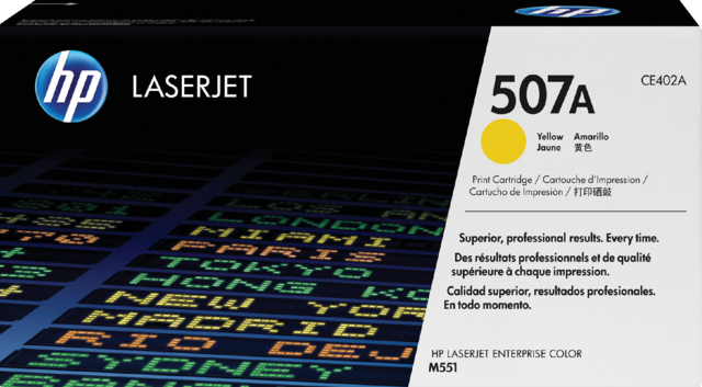 Toner cartridge HP CE402A 507A yellow Toner cartridge HP CE402A 507A yellow