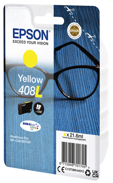 Inktcartridge Epson T09K440 408L geel Inktcartridge Epson T09K440 408L geel