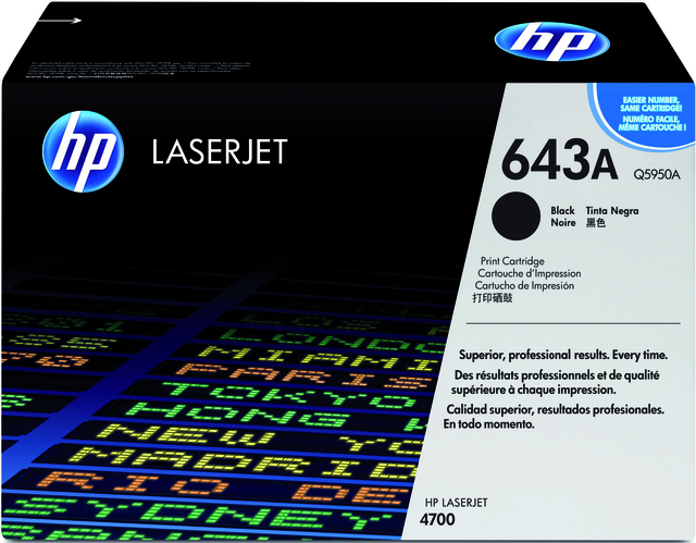 Toner cartridge HP Q5950A 643A black