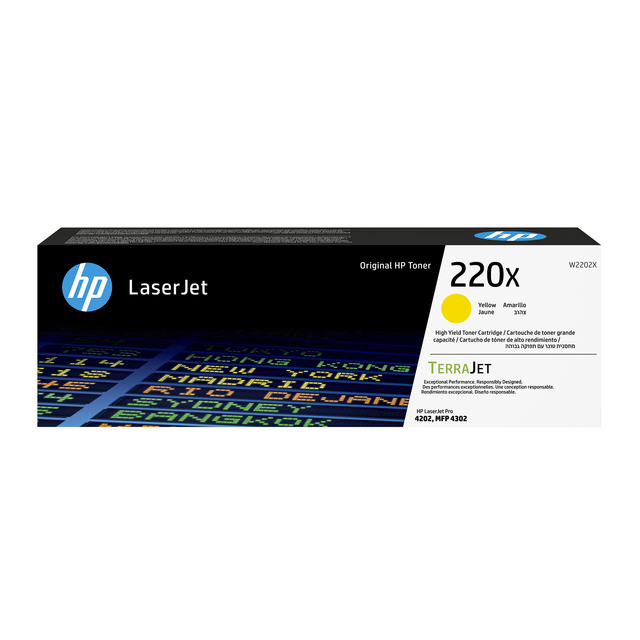 Toner cartridge HP W2202X 220X yellow