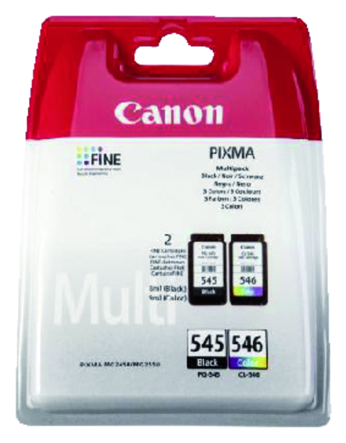 2005337 inkcartridge canon pg-545 cl-546 zwart kleur