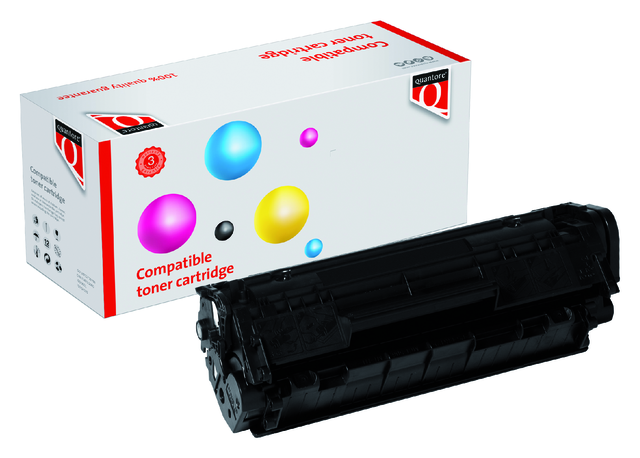 K11997PR tonercartridge quantore hp q2612a 2k zwart