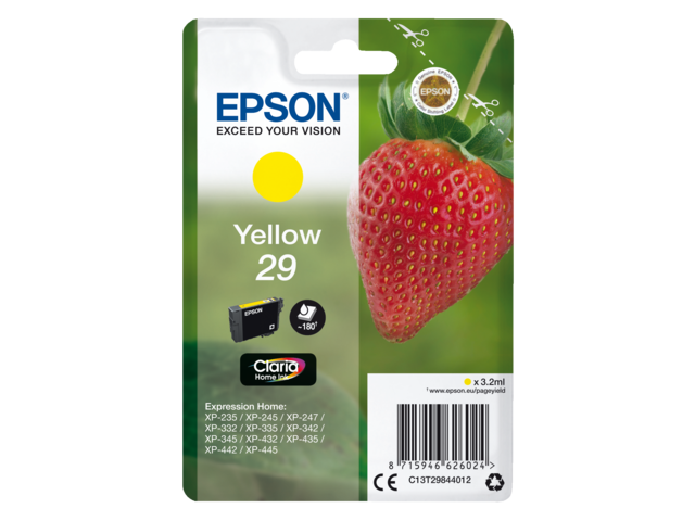 2666526 inkcartridge epson 29 t2984 geel