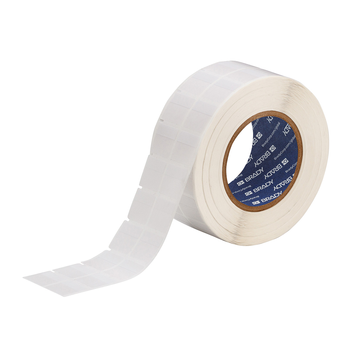 150515-THT-116-417-5 Met thermische transferprinter bedrukbare labels, 25,40 mm (B) x 25,40 mm (H), Wit
