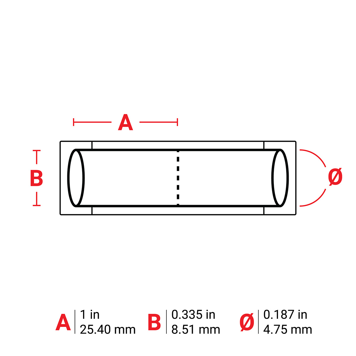 011213-3PS-187-2-WT-2 PermaSleeve krimpkousen