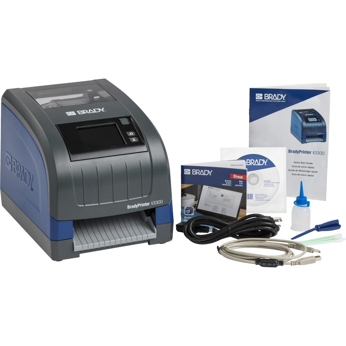 i3300-SPS-EU i3300 Industriële Labelprinter – EU met Brady Workstation Productidentificatie en draadmarkering Suite