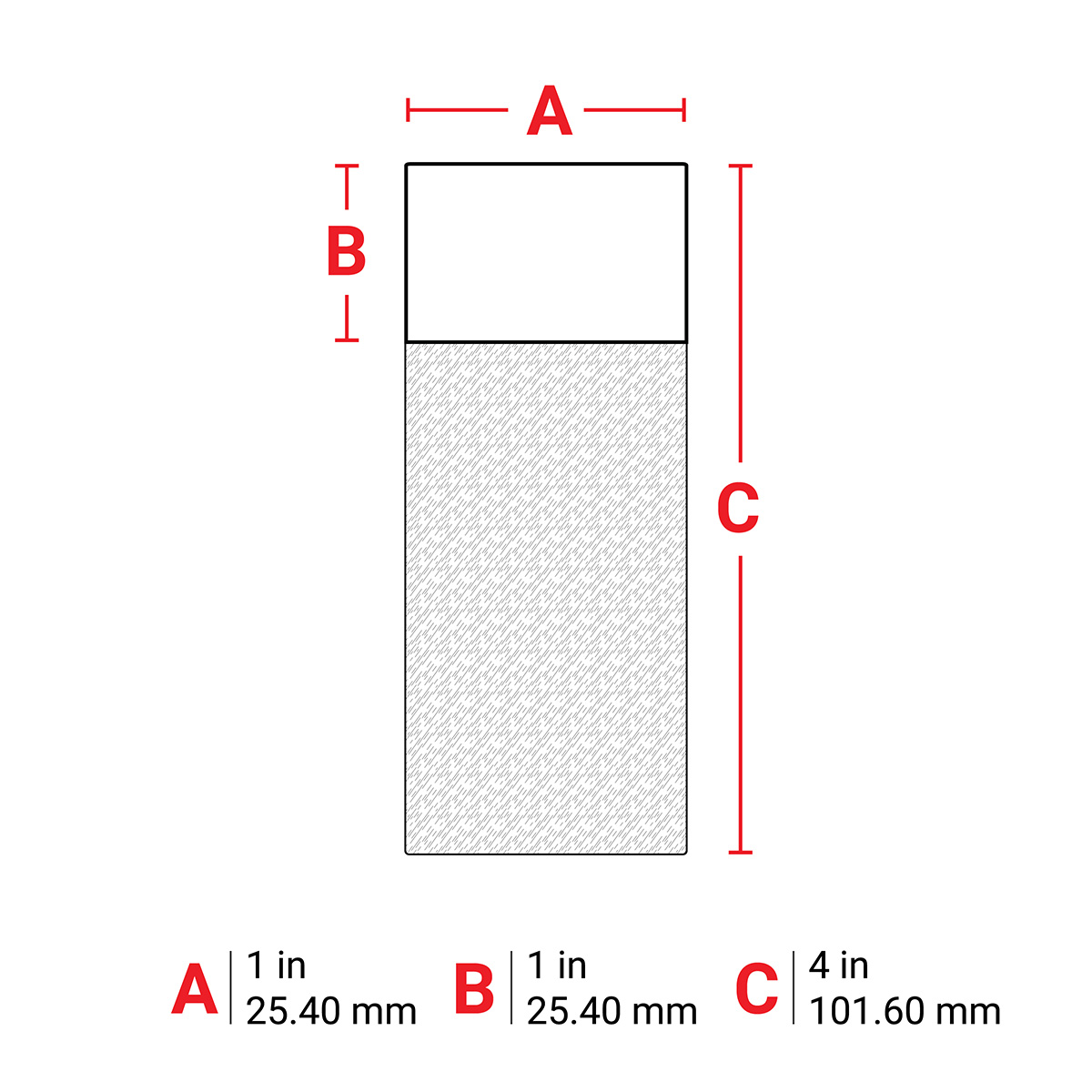 Zelflaminerende vinyl wikkellabels voor M610, M611, BMP61, M710 (met labelrolgeleider) en BMP71 (met labelrolgeleider)