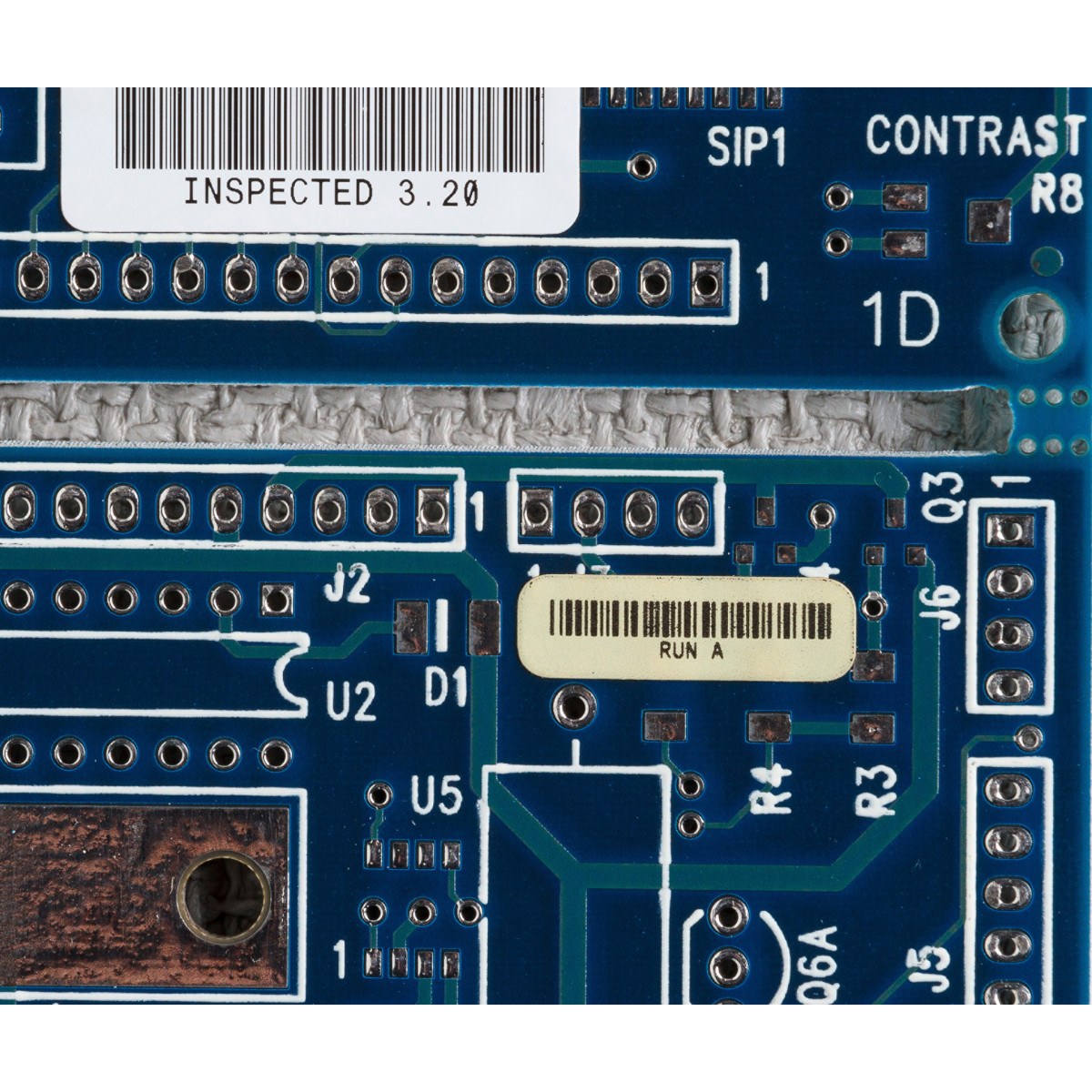 173723 M6-16-724 Matte amberkleurige polyimidelabels bestand tegen extreem hoge temperaturen voor M610, M611, BMP61, M710 (met labelrolgeleider) en BMP71 (met labelrolgeleider)