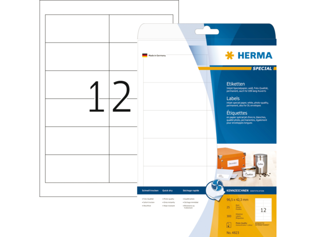 4823 etiket herma inkprint 4823 96.5x42.3mm 300st