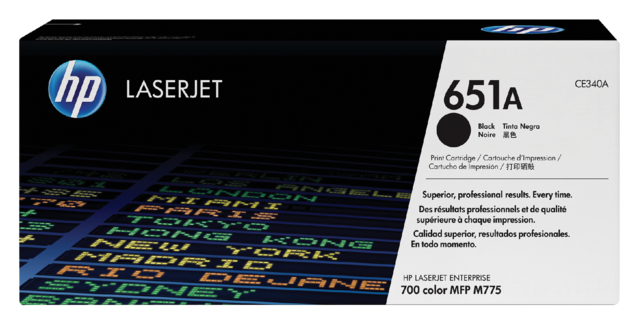 Toner cartridge HP CE340A 651A black Toner cartridge HP CE340A 651A black