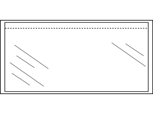 80144 paklijstenvelop quantore 225x115mm blanco