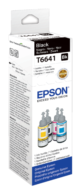 Navulinkt Epson T6641 zwart Navulinkt Epson T6641 zwart