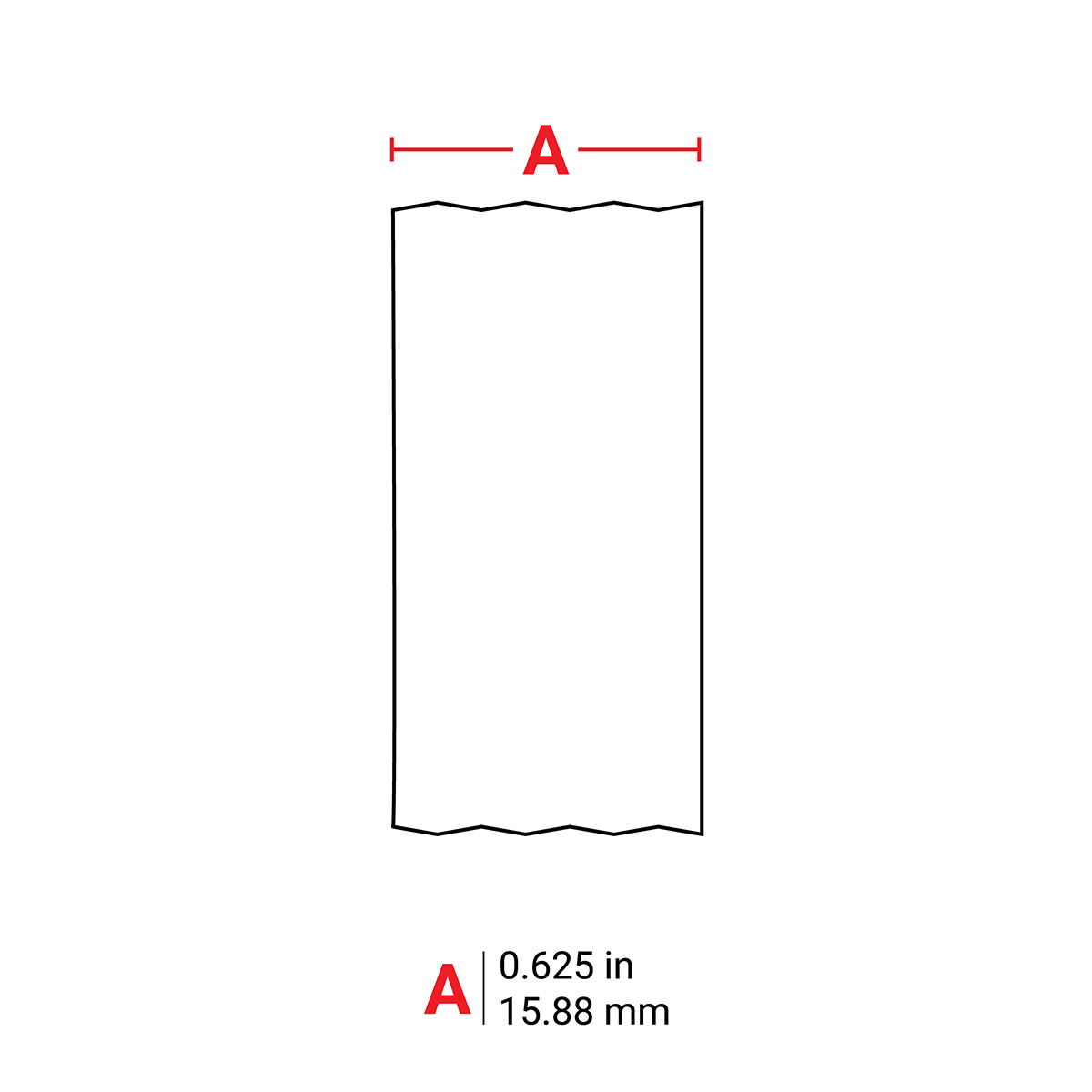 143237-MC-625-412 Continue Tag voor de BMP41/BMP51/BMP53 printers