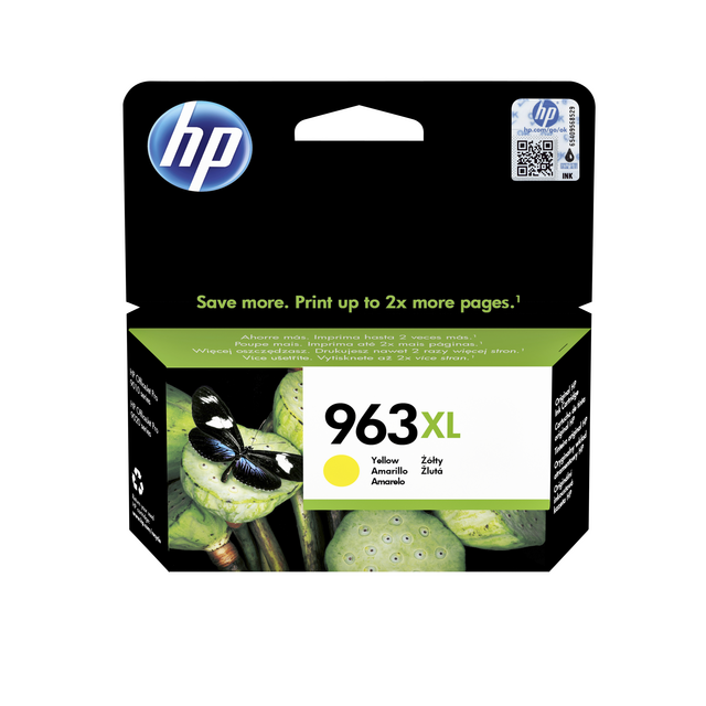 Ink cartridge HP 3JA29AE 963XL yellow