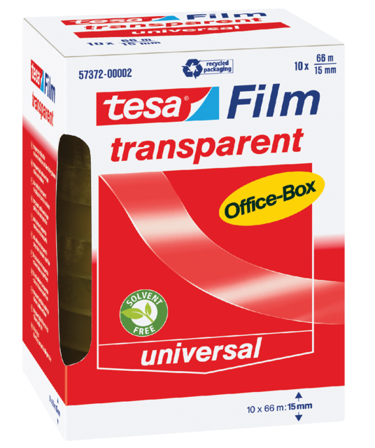 Plakband tesafilm® 66mx15mm transparant Plakband tesafilm® 66mx15mm transparant