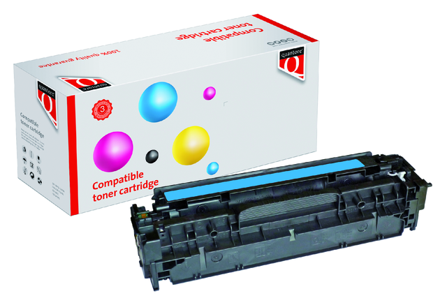 K15750PR tonercartridge quantore hp cf381a 2.7k blauw