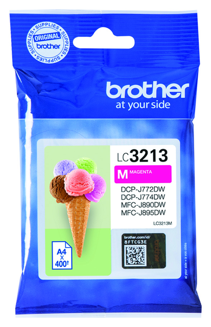 LC3213M inkcartridge brother lc-3213 rood hc