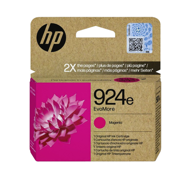 Ink cartridge HP 4K0U8NE 924E Evomore red