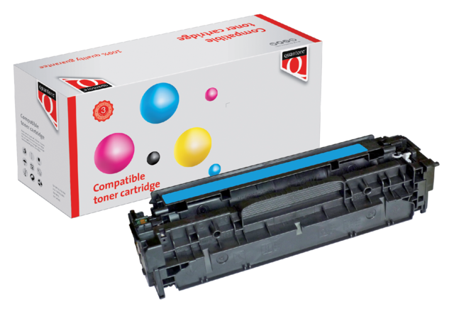 Tonercartridge Quantore alternatief tbv HP CE411A 305A blauw Tonercartridge Quantore alternatief tbv HP CE411A 305A blauw