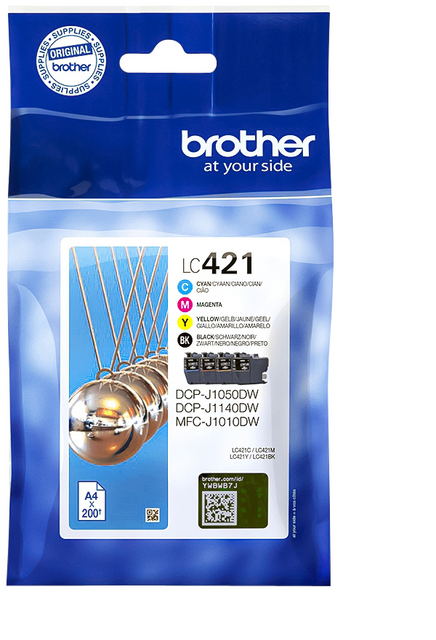 LC421VAL inkcartridge brother lc-421 zwart 3 kleuren