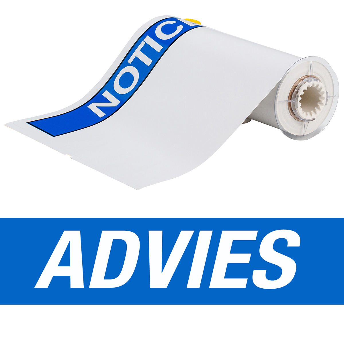 BBP85serie ANSIlabels "NOTICE" uit vinyl NL