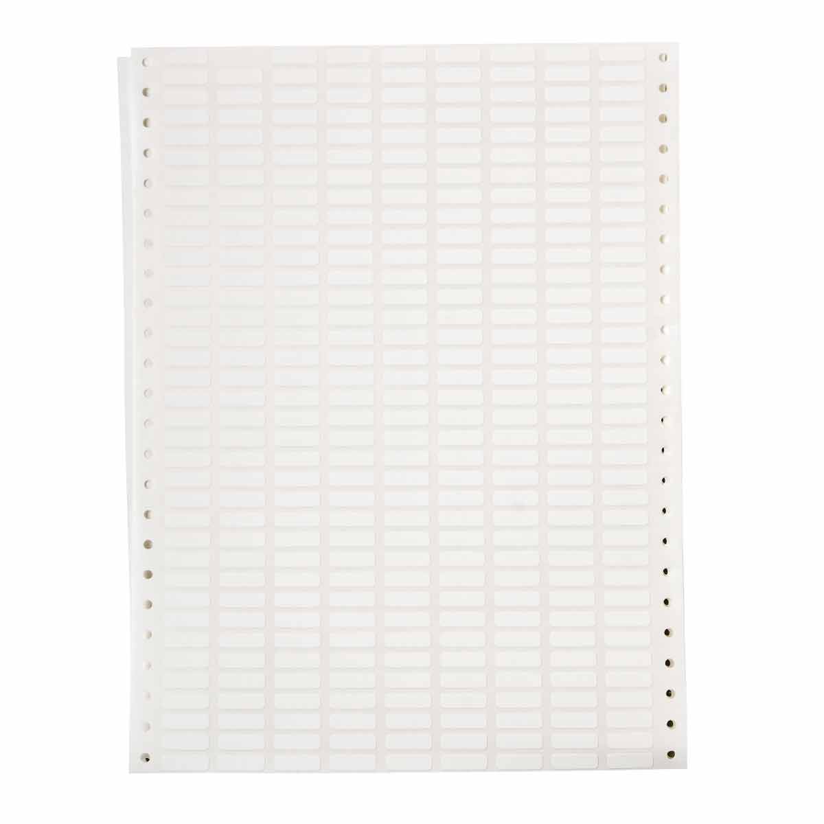 028978_DAT-25-502-10 DaTab Dot Matrix Printable Labels, 19,05 mm (W) x 6,35 mm (H), White 028978_DAT-25-502-10 DaTab Dot Matrix Printable Labels, 19,05 mm (W) x 6,35 mm (H), White