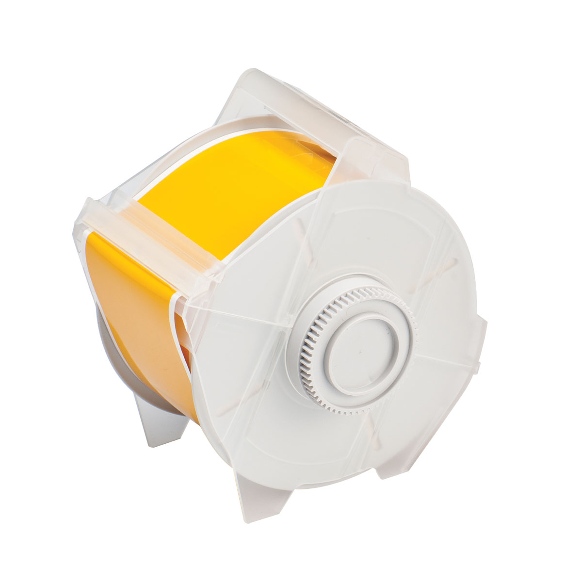 076620_Globalmark tapes - B-569 57 mm Yellow Hoogwaardige GlobalMark polyester tape, 57,15 mm (B) x 30,48 m (L), Geel