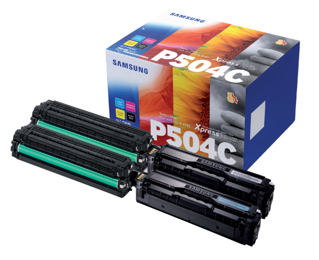 Tonercartridge Sam/hp CLT-P504C zwart + kleur Tonercartridge Sam/hp CLT-P504C zwart + kleur