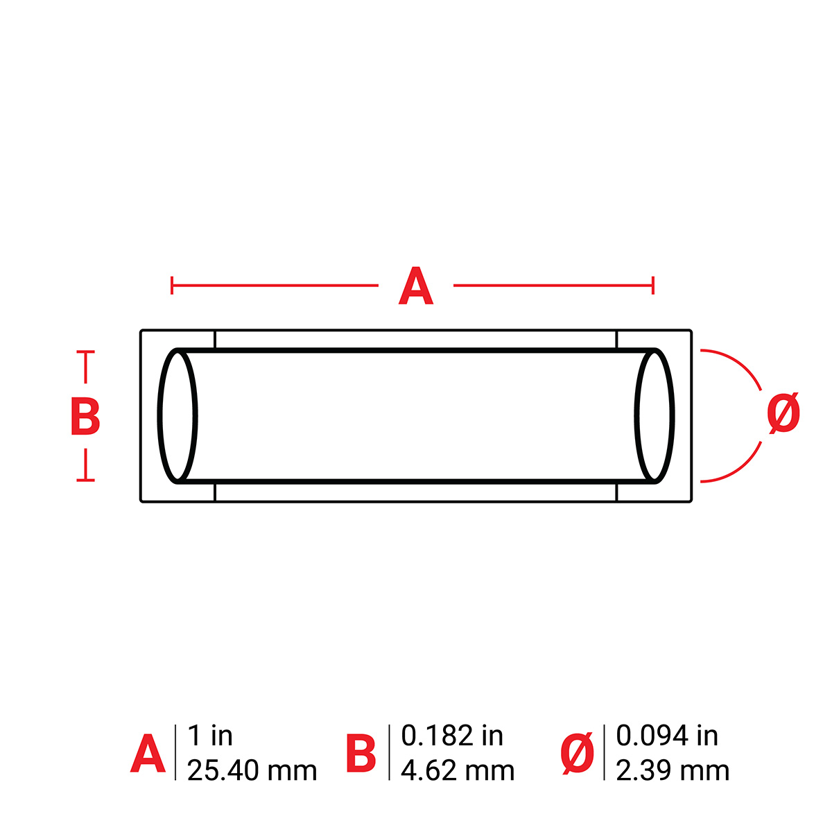 174652-M7-094-1-342 PermaSleeve hittekrimpende labels voor draad- en kabelmarkering voor M710 en BMP71