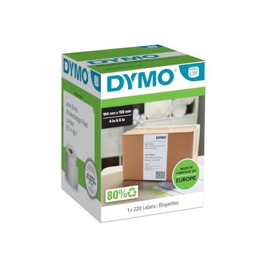 Dymo S0904980 extra grote verzendetiketten 104x159mm (4XL/5XL)