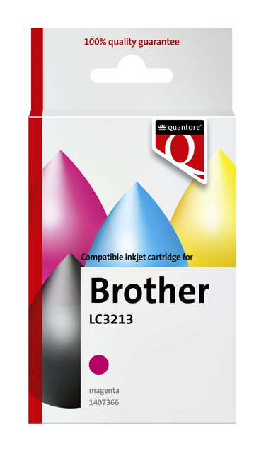 Ink cartridge Quantore alternative tbv Brother LC3213 red Ink cartridge Quantore alternative tbv Brother LC3213 red