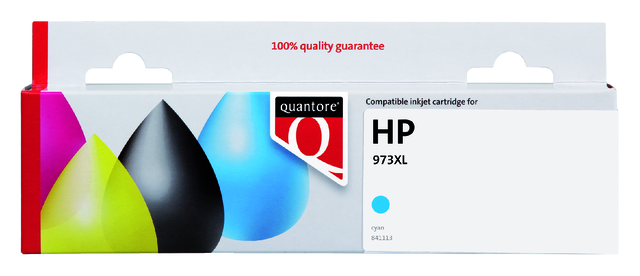 K20710PR inkcartridge quantore hp 973x f6t81ae blauw