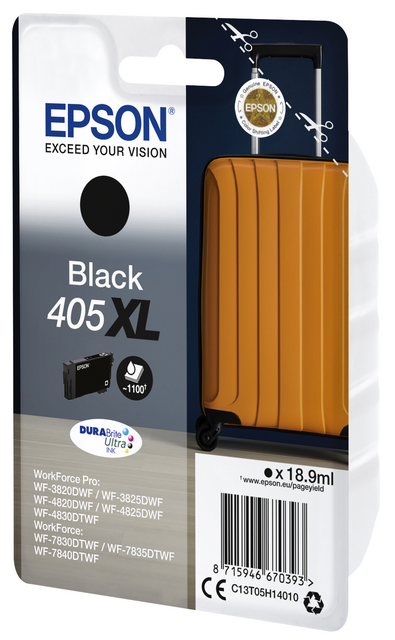 Inktcartridge Epson 405XL T05H14 zwart Inktcartridge Epson 405XL T05H14 zwart