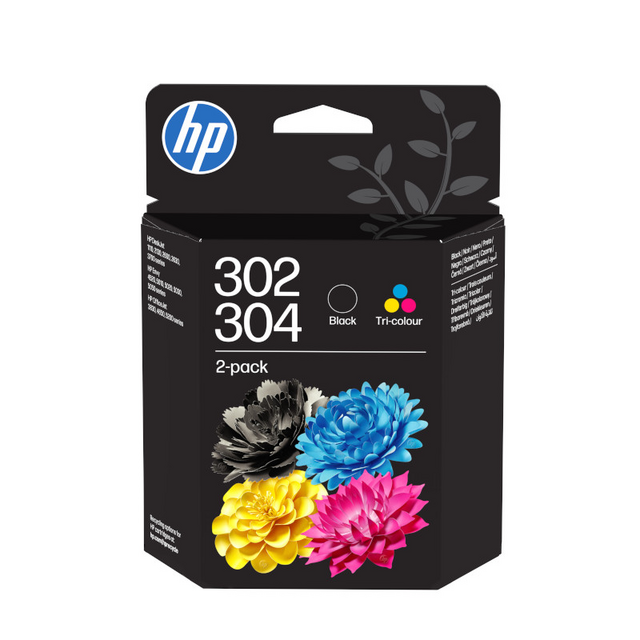 HP B82L1AE 302/304 Black + Color Ink Cartridge