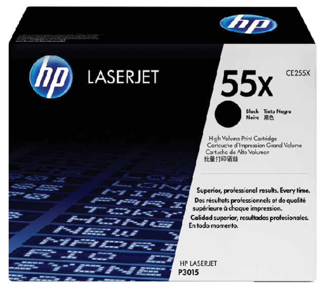 Toner cartridge HP CE255X 55X black Toner cartridge HP CE255X 55X black