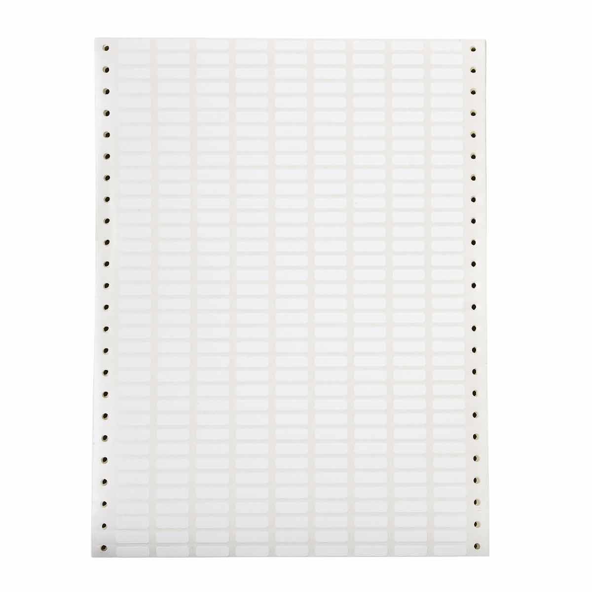 028980_DAT-27-619-10 DaTab Dot Matrix Printable Labels, 19,05 mm (W) x 6,35 mm (H), White