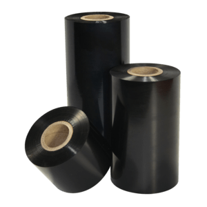 Thermal transfer ribbons, Zebra, hars, 83mm, 450m, Buitenkant, Wit Thermal transfer ribbons, Zebra, hars, 83mm, 450m, Buitenkant, Wit