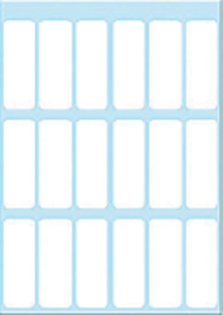 Etiket HERMA 3650 12x34mm wit 126 stuks Etiket HERMA 3650 12x34mm wit 126 stuks