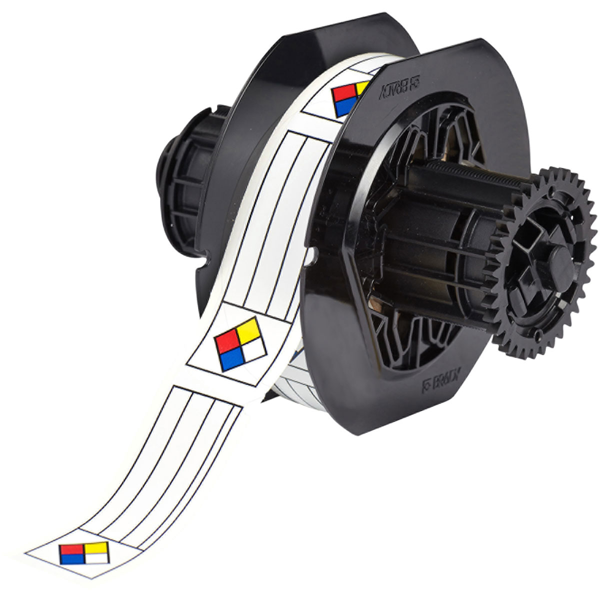 B30serie NFPAvinyllabels voor binnen en buitengebruik