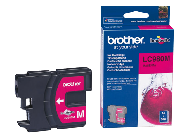 LC980M inkcartridge brother lc-980 rood