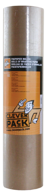 Inpakpapier CleverPack kraft 70gr 700mmx220m Inpakpapier CleverPack kraft 70gr 700mmx220m