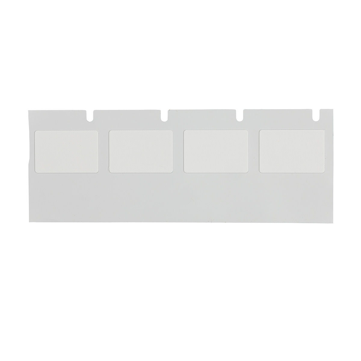 170991-BA62-7-499 Multifunctionele nylonlabels met agressieve kleefstof, 12,70 mm (B) x 19,05 mm (H), Wit