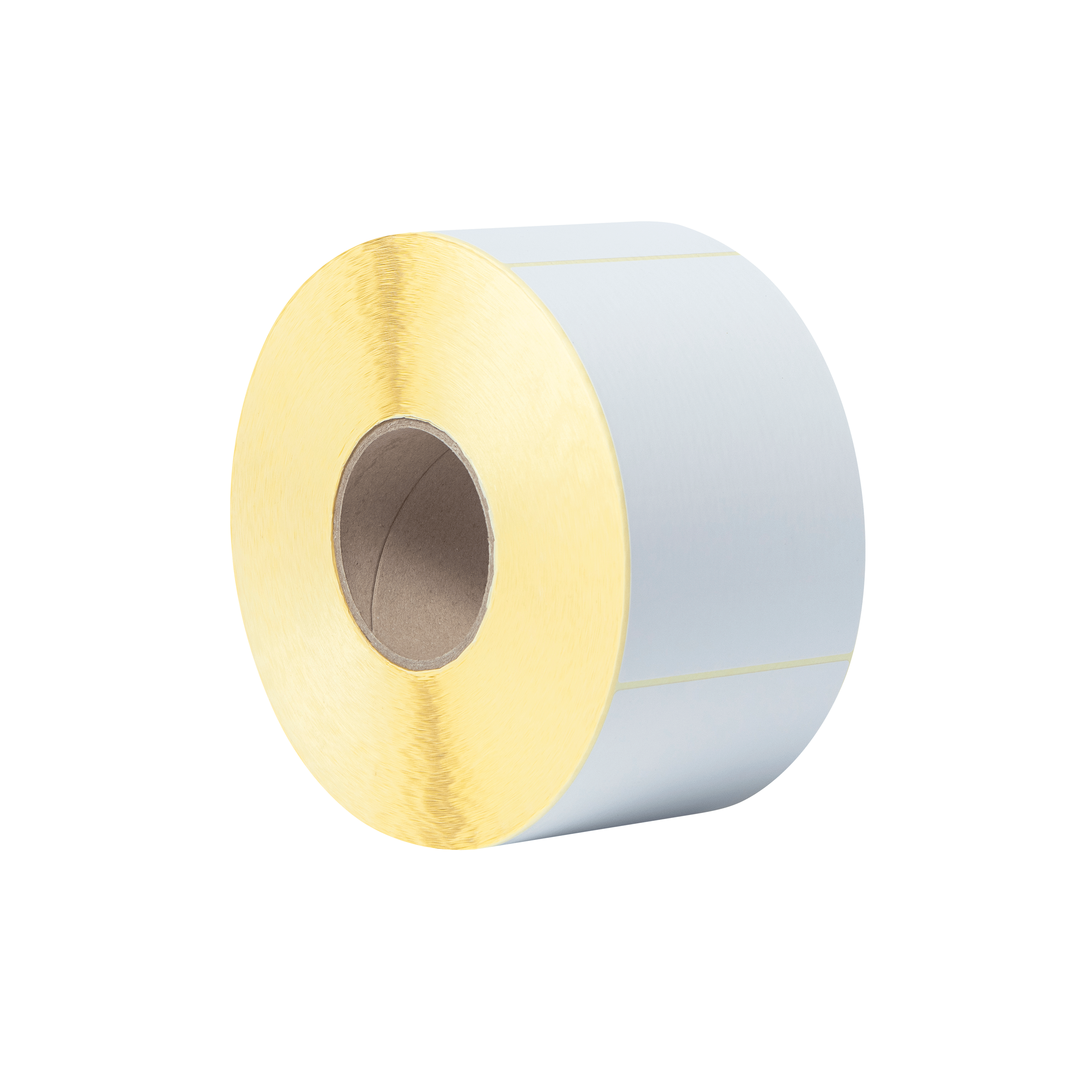 BUS-1J074102-121 Voorgestanste, thermo-transfer labelrol – ongecoat wit